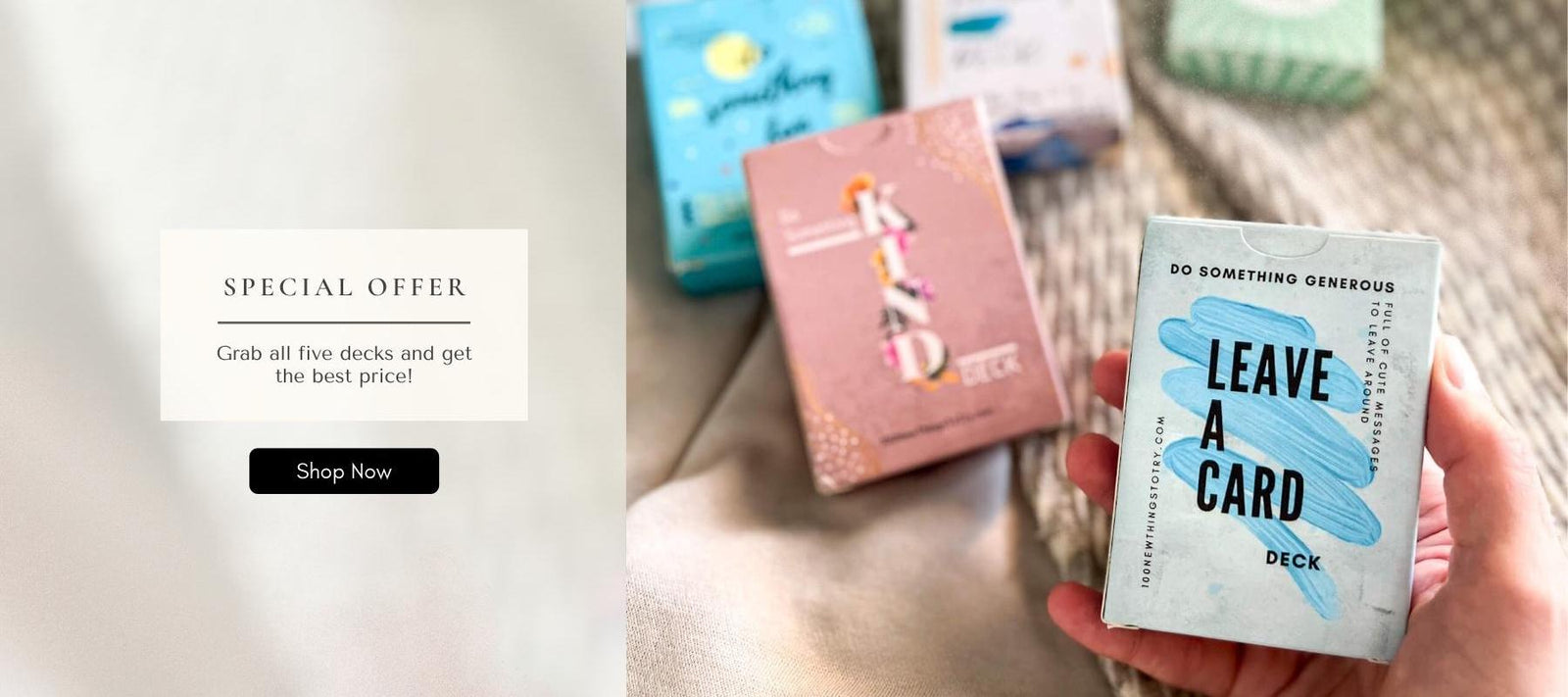 Special Offer 5 Decks of Cards