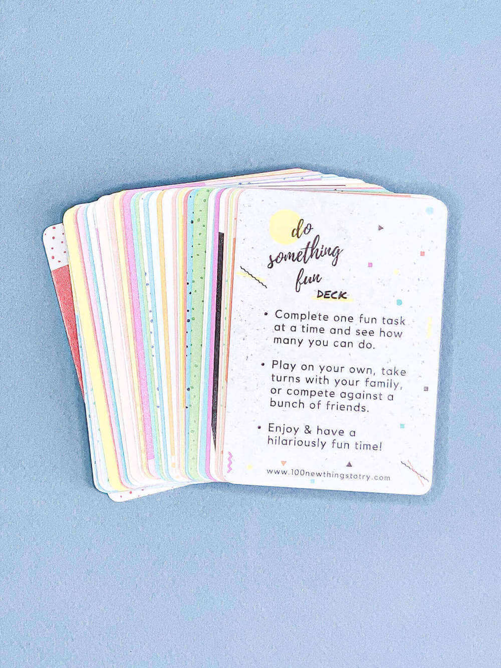 Cards from Do Something Fun Deck of cards